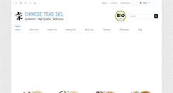 Desktop Screenshot of chineseteas101.com