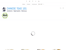 Tablet Screenshot of chineseteas101.com